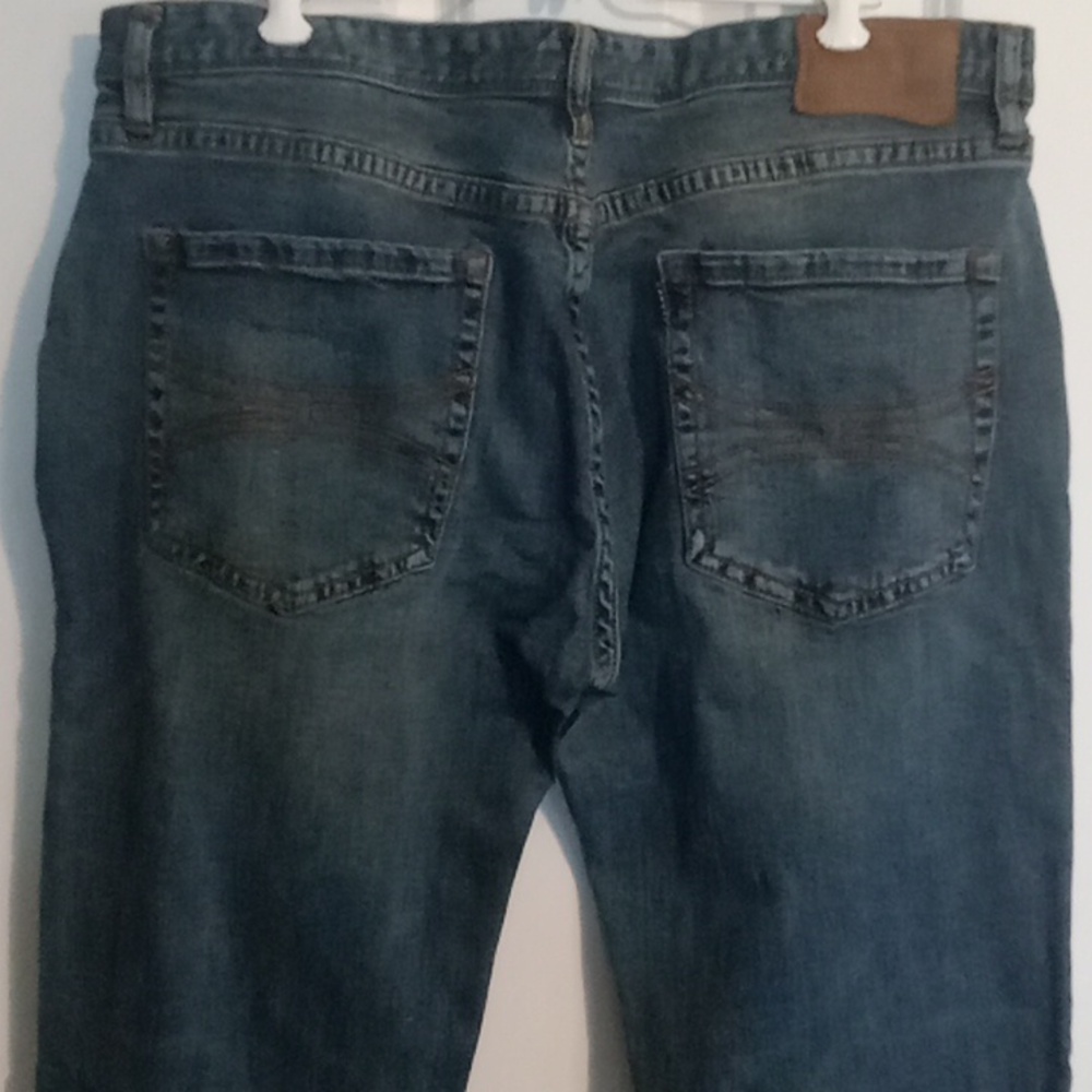 Hooey Men's Straight Jeans in Dark Blue Denim - Picture 5 of 5